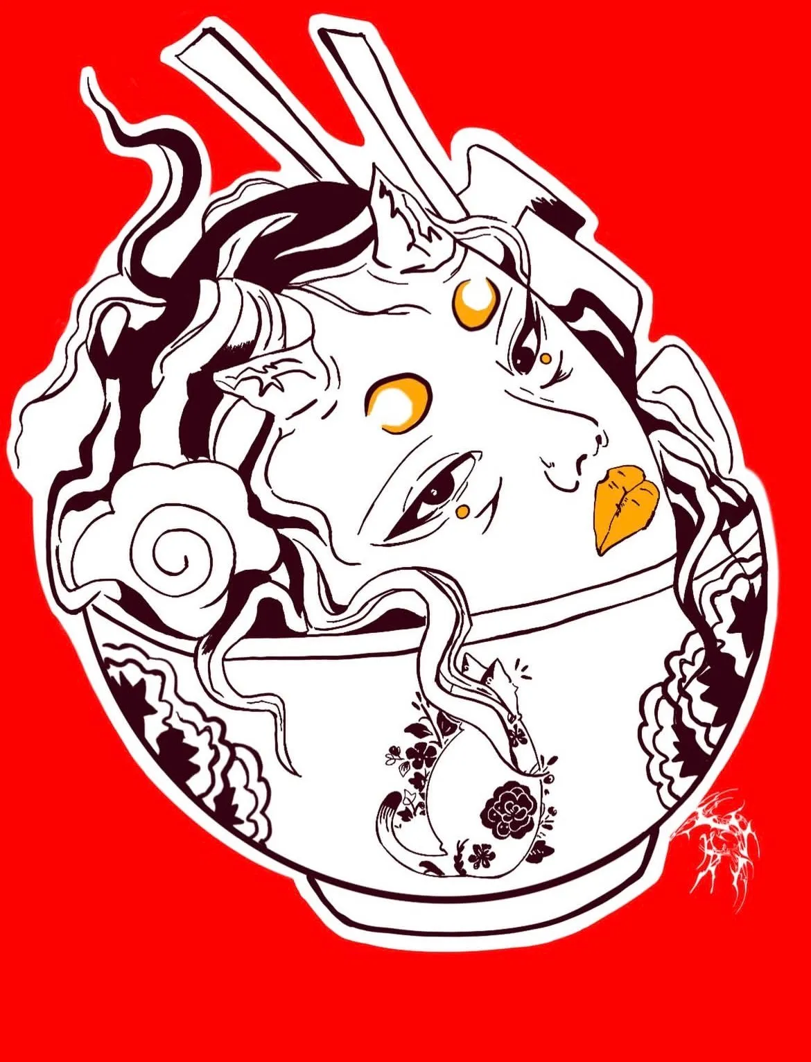 Untitled — illustration by Haku